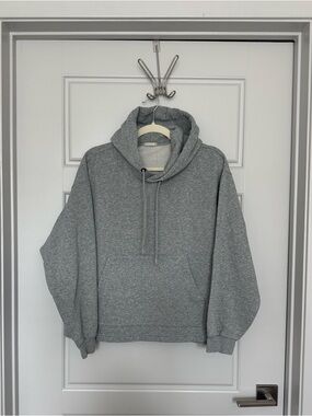 Men's Heather Gray Pullover Hoodie with Kangaroo Pocket
